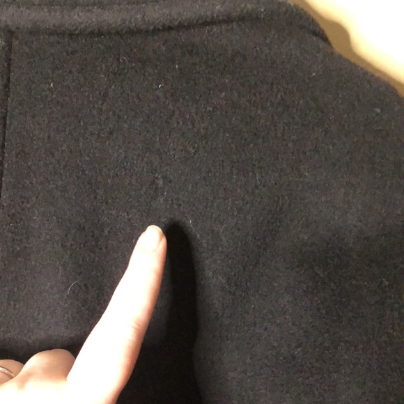 Maxmara black minimalist pea coat - Picture 5 of 7